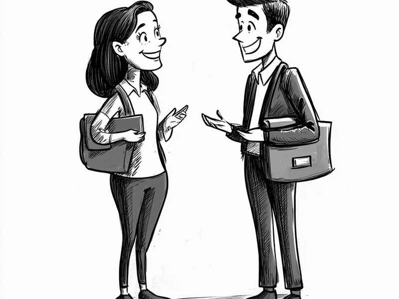 两个人对话的卡通图片、两个人对话的卡通图片可爱