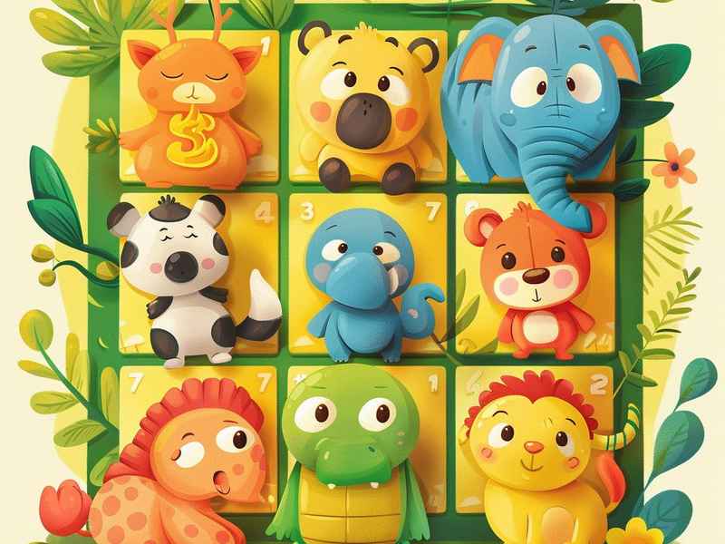 儿童注意力训练动物统计图卡（儿童注意力训练动物统计图卡片怎么做）