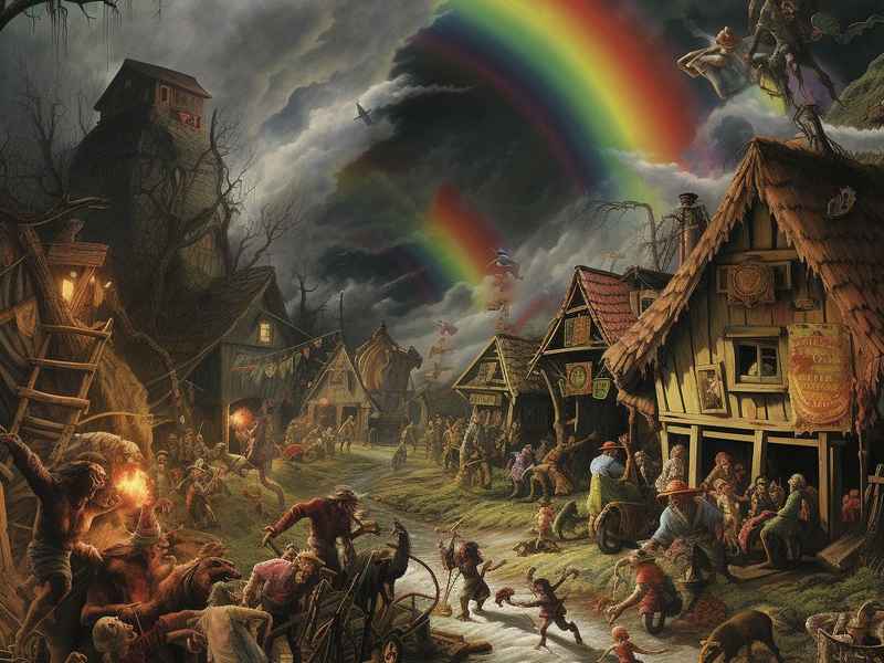 格林童话故事之儿童的天堂 - 格林童话天堂里的农夫