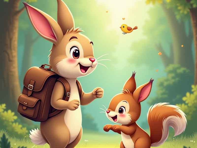 故事大全 睡前故事小松鼠 故事大全 睡前故事小松鼠和小兔子
