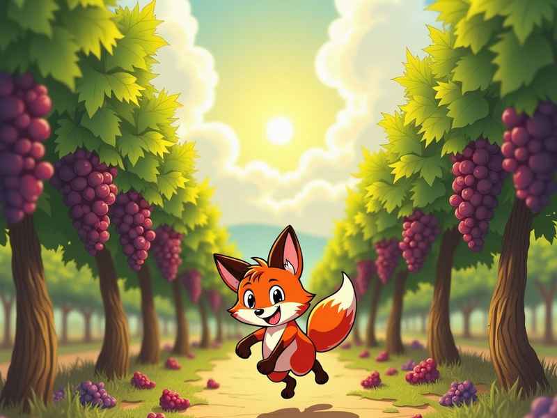 狐狸和葡萄儿童故事（狐狸和葡萄幼儿故事文字版）