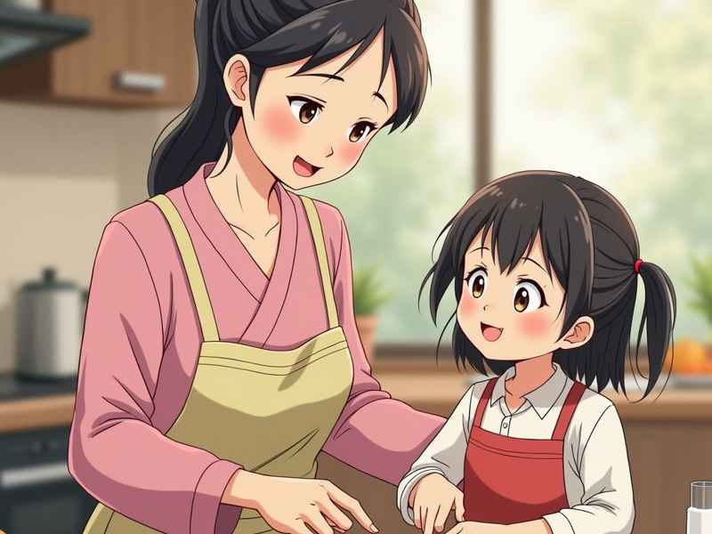 给妈妈做饼干的儿童故事 - 和妈妈做饼干绘本故事