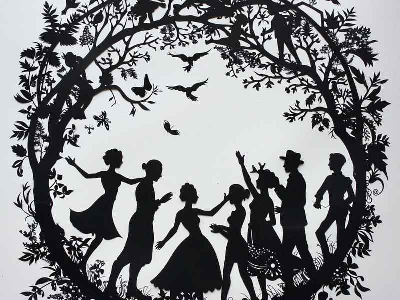 剪纸故事作品，剪纸故事作品图片