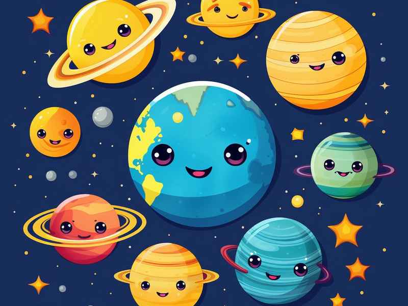 关于星球的儿童绘本故事 - 关于星球的小故事绘本