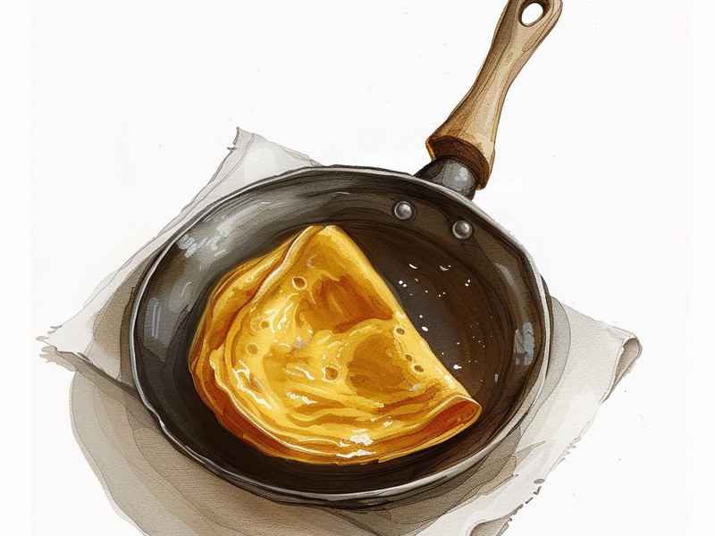 煎饼儿童画、儿童煎饼简笔画