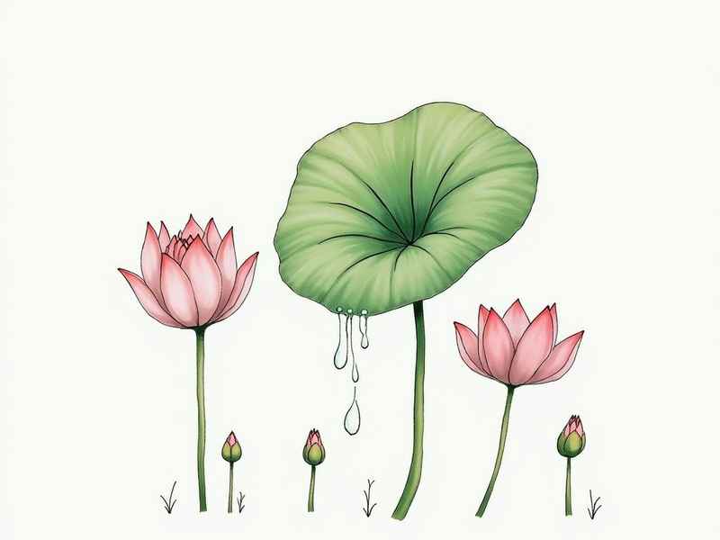 荷花儿童画简单又漂亮、荷花儿童画简单又漂亮三年级
