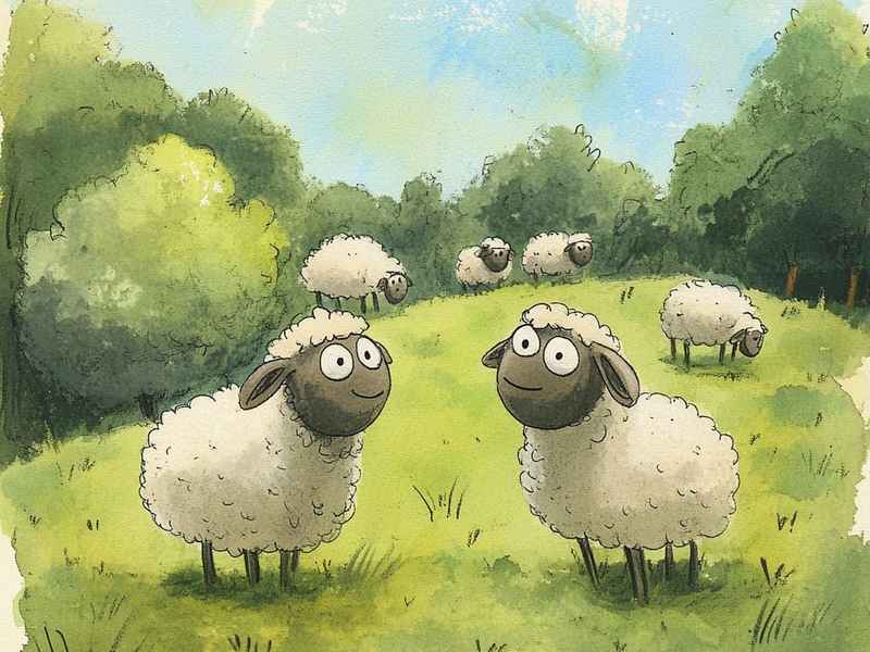 关于羊的故事绘本（关于羊的故事绘本图片）