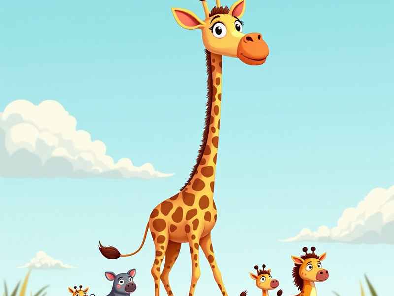 关于长颈鹿的故事幼儿园，关于长颈鹿的故事幼儿园中班