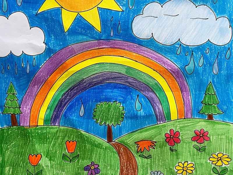 六一儿童心愿画、六一儿童节心愿画