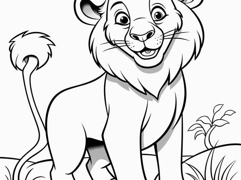 可打印儿童填色图 儿童图画填色可打印