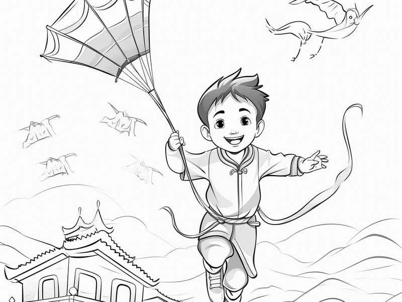 民间故事儿童画、民间故事绘画简笔画