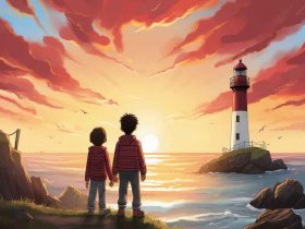 关于灯塔小故事小朋友，关于灯塔小故事小朋友怎么写