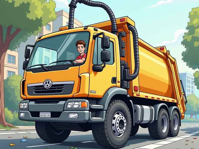 环卫垃圾车儿童故事、垃圾车小故事