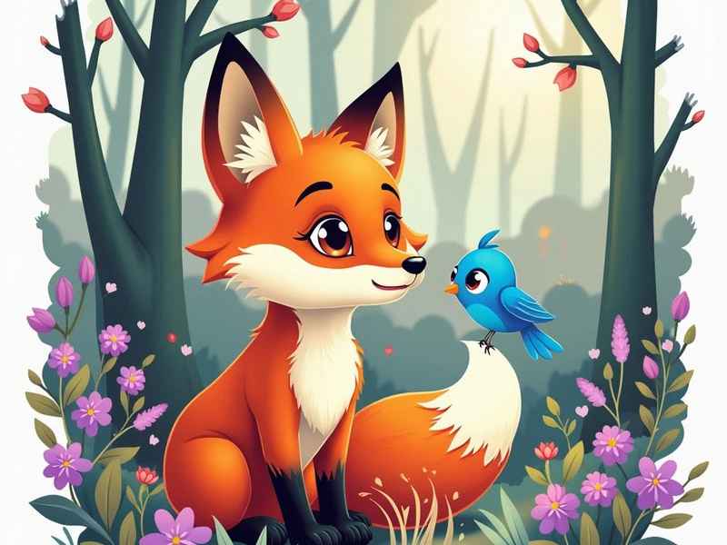 狐狸与鸟的寓言故事，狐狸与鸟的寓言故事内容