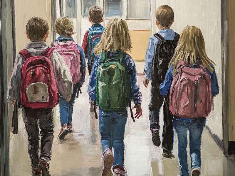 故事插画小学生；小学生故事插画作品