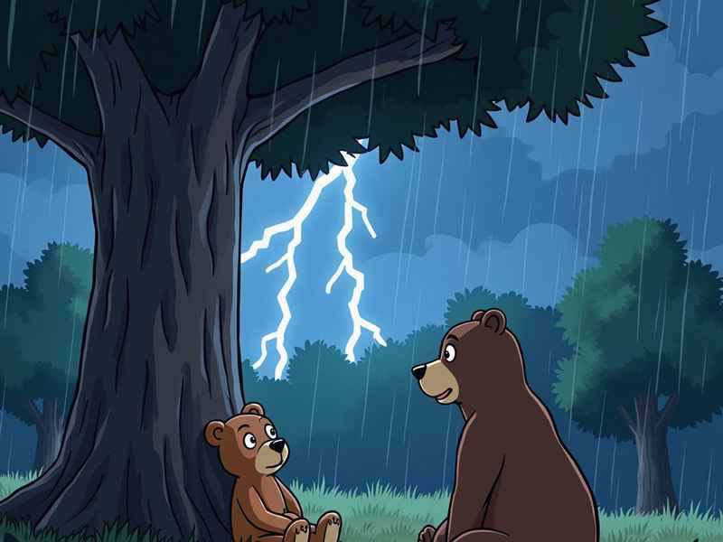 关于雷电儿童故事 关于雷电的绘本故事