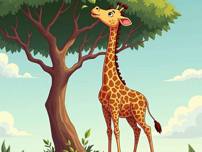 故事大全 睡前故事长颈鹿、故事大全 睡前故事长颈鹿和小鹿