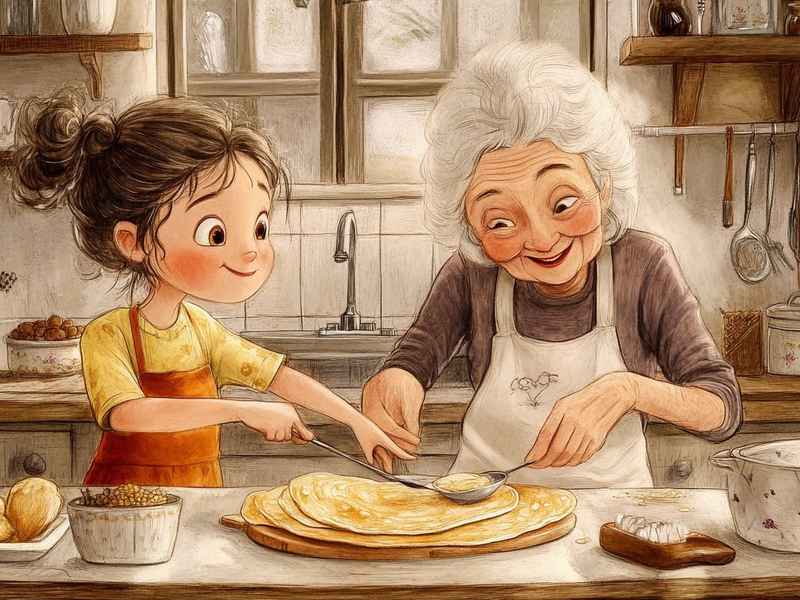 煎饼绘本 煎饼绘本的优美英语句子