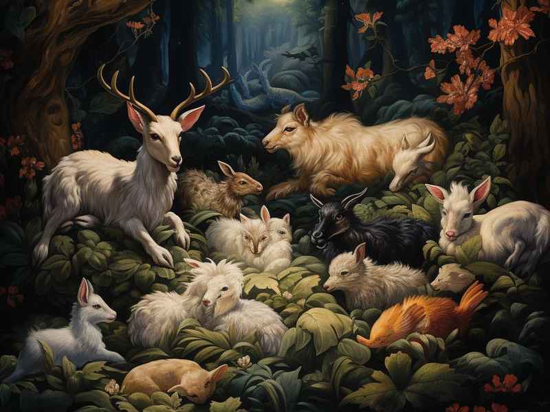 山林里的故事（山林里的故事内容）