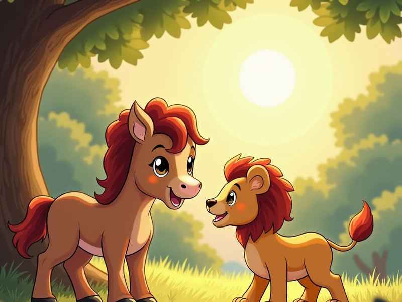 狐狸驴子和狮子的故事、狐狸驴子和狮子的故事图片