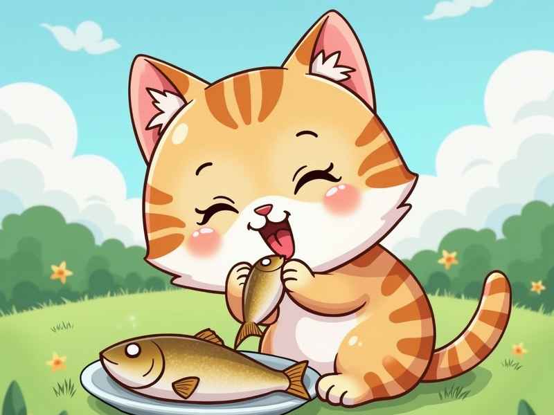 小猫吃鱼的故事儿童故事,小猫吃鱼的故事图 小猫吃鱼的故事儿童故事,小猫吃鱼的故事图