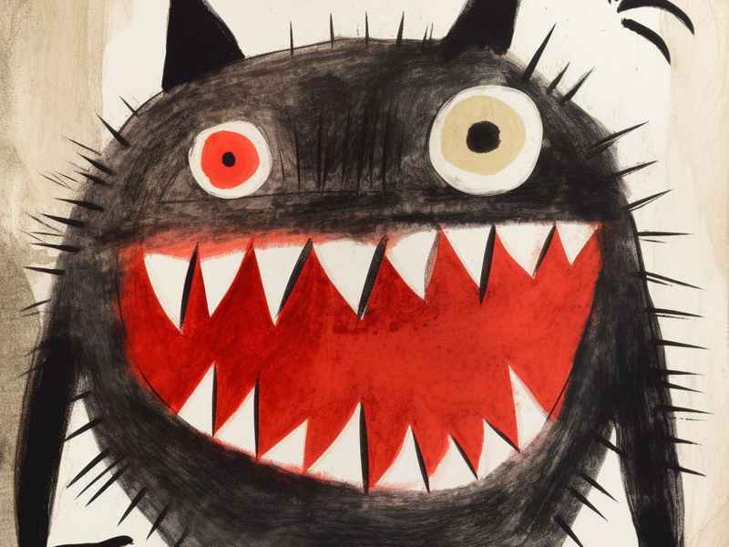 小猫儿童画简笔画 - 小猫儿童画法简笔画