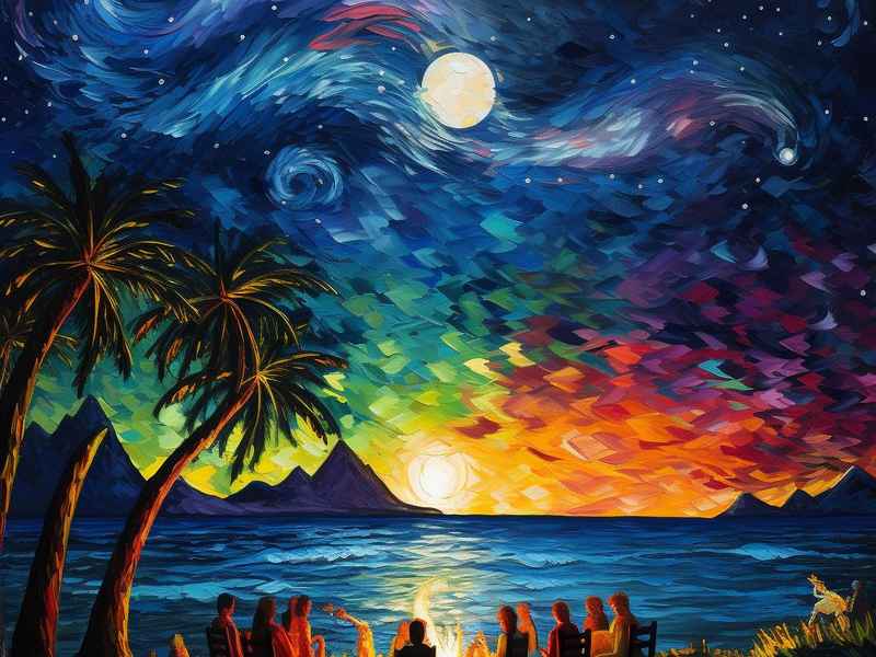 夏天的故事绘画、夏天的故事绘画教案