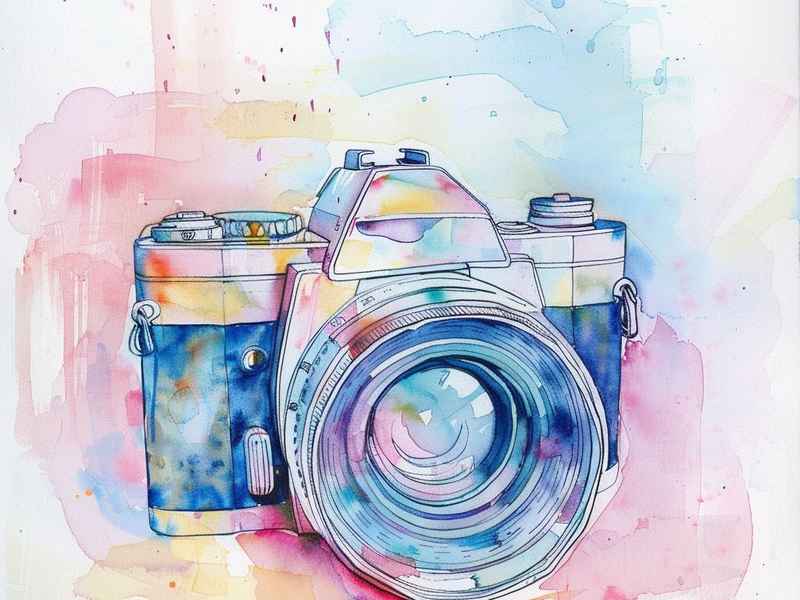照相机儿童画图片、照相机儿童画图片大全