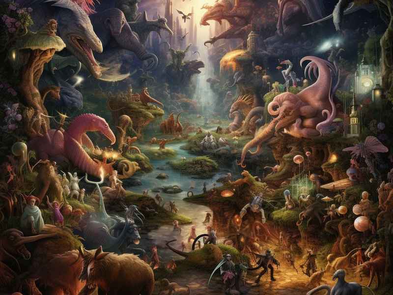 寓言故事绘画图片，寓言故事绘画图片四年级