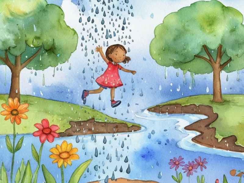 小雨滴绘本故事 小雨滴答滴答绘本故事