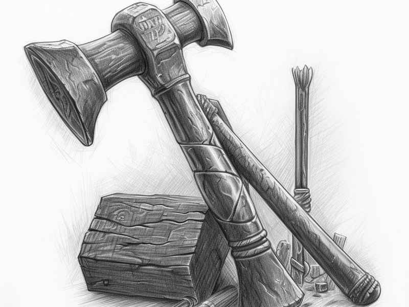 小铁锤的故事图片（小铁锤的故事图片简笔画）