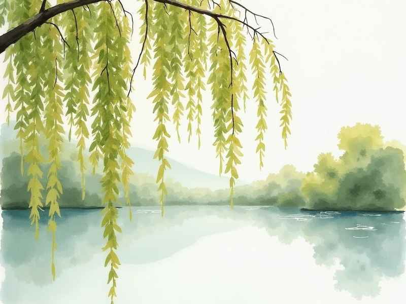 杨柳儿童画 杨柳儿童简笔画 杨柳儿童画 杨柳儿童简笔画