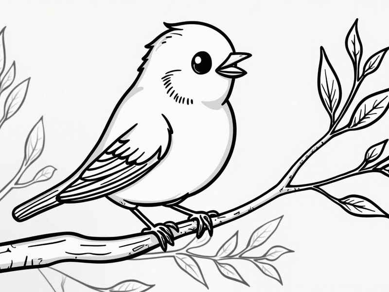 小鸟的故事简笔画（小鸟的故事简笔画图片）
