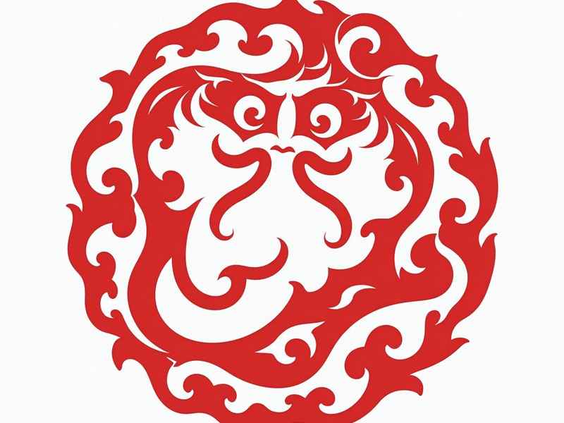 狮子吼简笔画 - 狮子吼叫简笔画