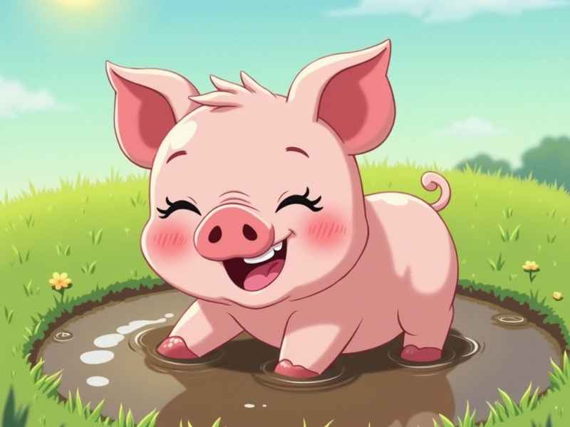脏小猪幼儿故事、脏小猪故事图片