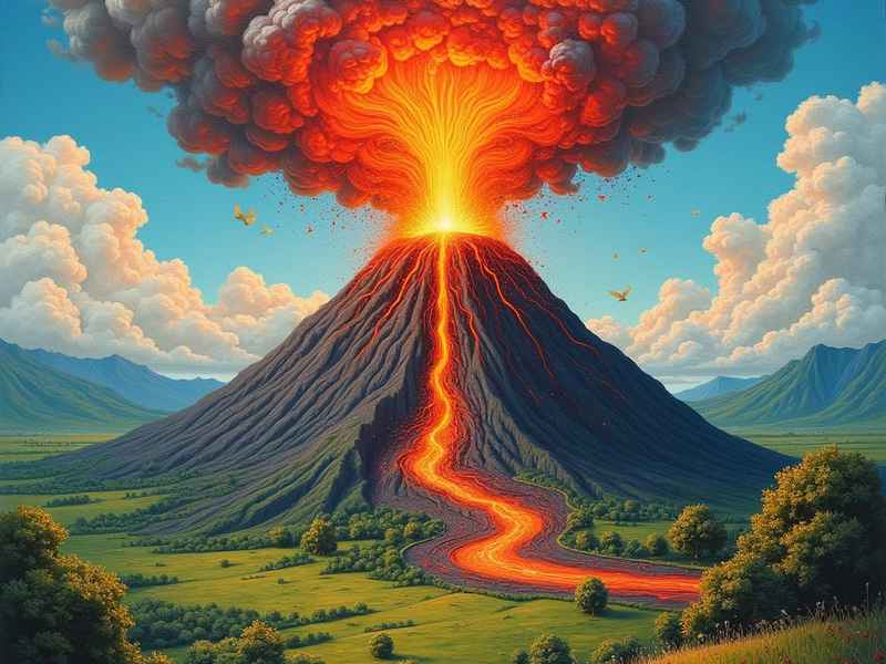 幼儿故事火山喷发 幼儿故事火山喷发图片