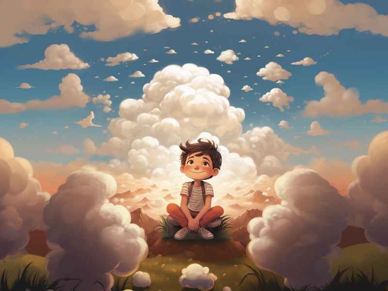 云孩子的故事、云小孩的故事图片