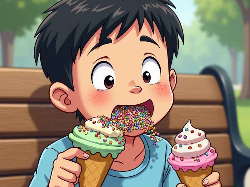 消失的雪糕幼儿故事，消失的雪糕幼儿故事图片