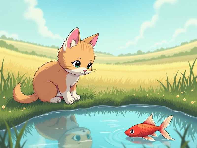 小猫和鱼的故事看图写话（小猫和鱼的故事看图写话怎么写）