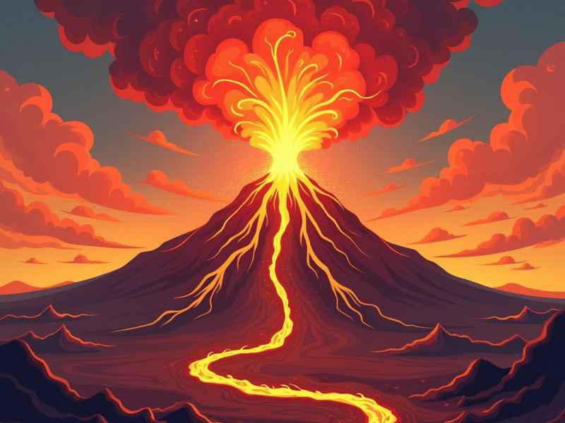 幼儿故事火山喷发 幼儿故事火山喷发图片