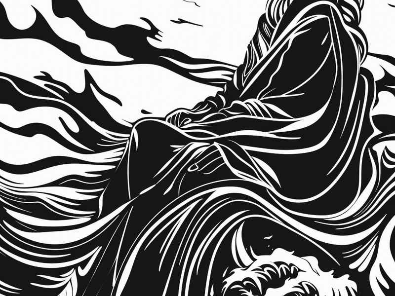 神话故事大禹治水简笔画、大禹治水的故事 简笔画 神话故事大禹治水简笔画、大禹治水的故事 简笔画