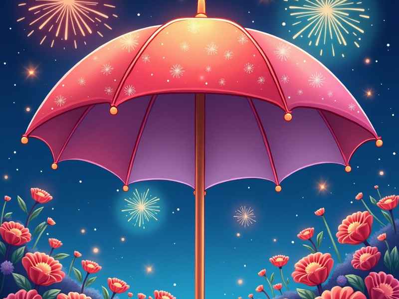 小花伞图片儿童绘画、小花伞图片儿童绘画简单