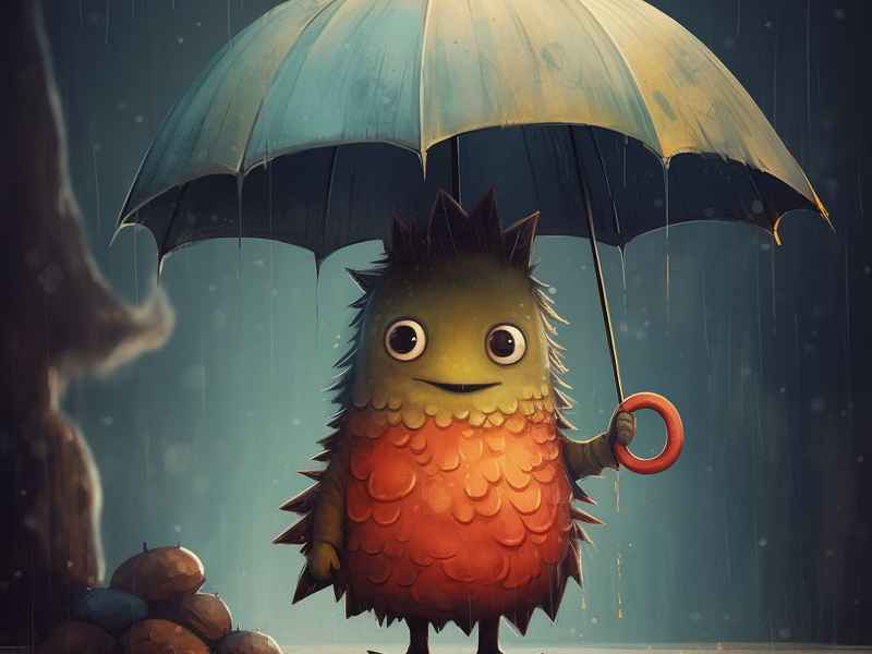 幼儿故事《下雨的时候》，幼儿故事素材《下雨的时候》