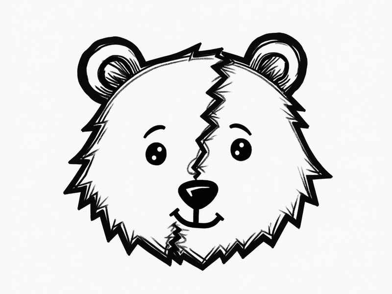 小熊祝寿简笔画（小熊祝寿简笔画图片）
