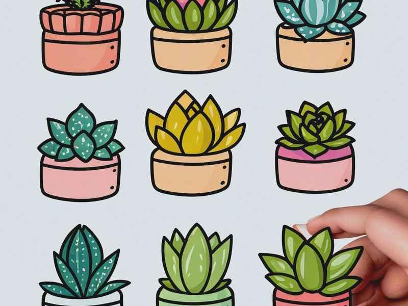 植物儿童简笔画图片4、植物儿童画图片简单