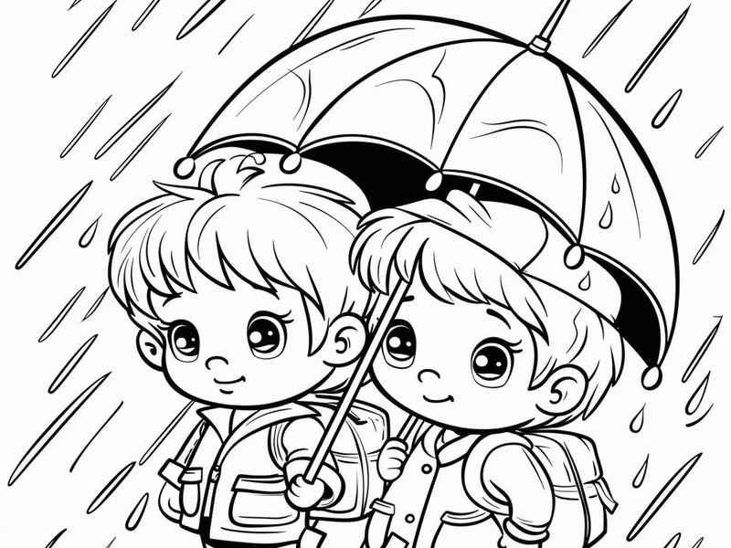 小男孩打伞的简笔画 下雨天小男孩打伞的简笔画 小男孩打伞的简笔画 下雨天小男孩打伞的简笔画