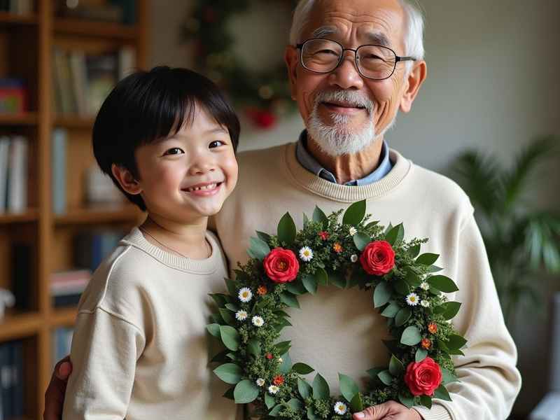 小朋友送花环趣事、小朋友送花环趣事怎么写