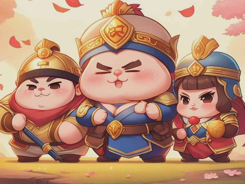 桃园三结义儿童故事图片 桃园三结义的故事图片