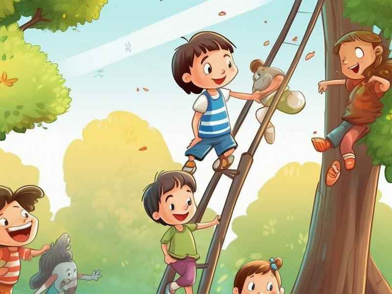 玩耍的孩子童话故事、玩耍的孩童漫画
