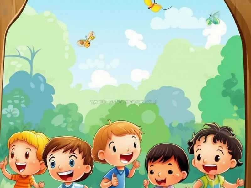 玩耍的孩子童话故事、玩耍的孩童漫画
